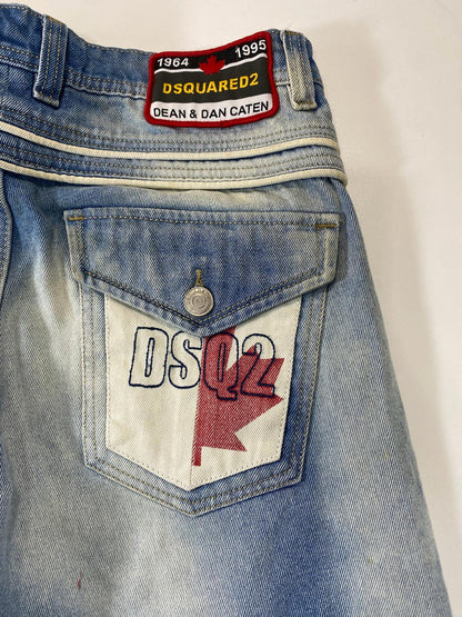 DSquared2 Distressed Blue Denim Jeans 32