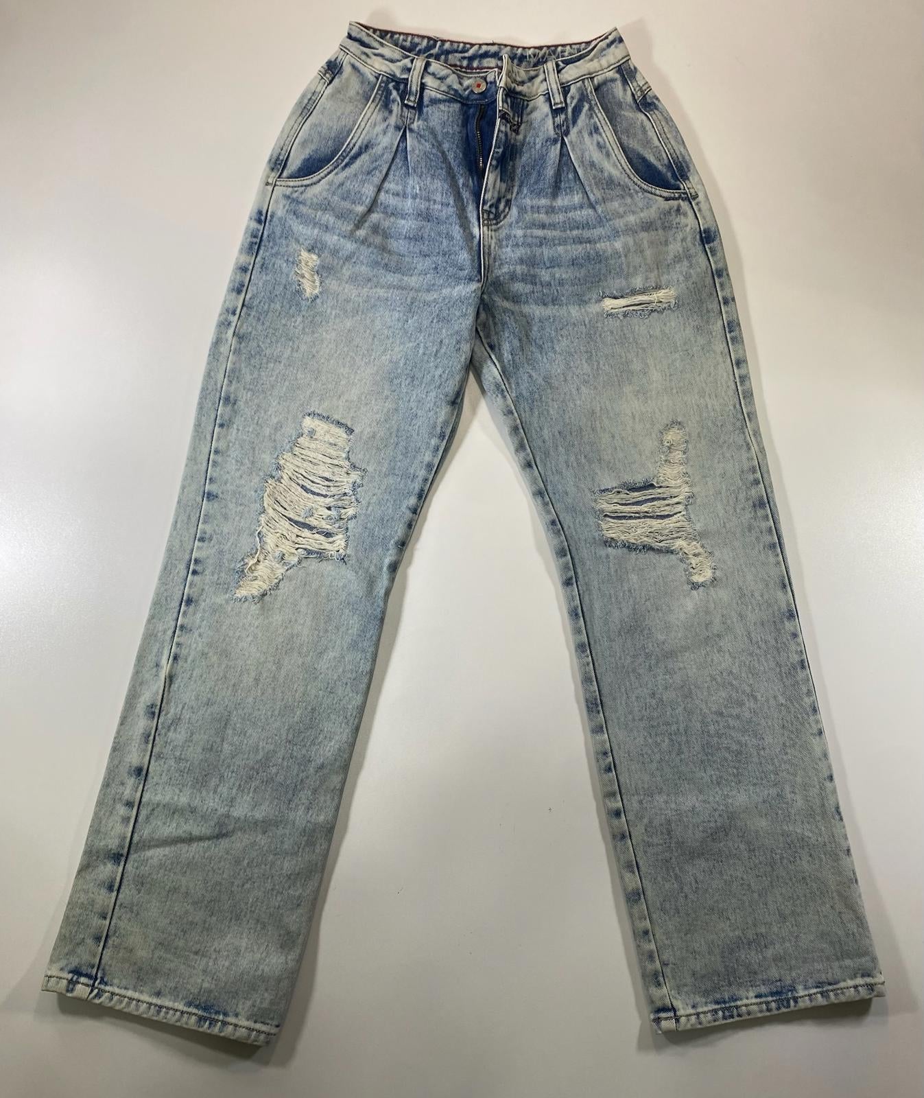 Vintage Marithe Francois Gibaud light Blue Denim 5