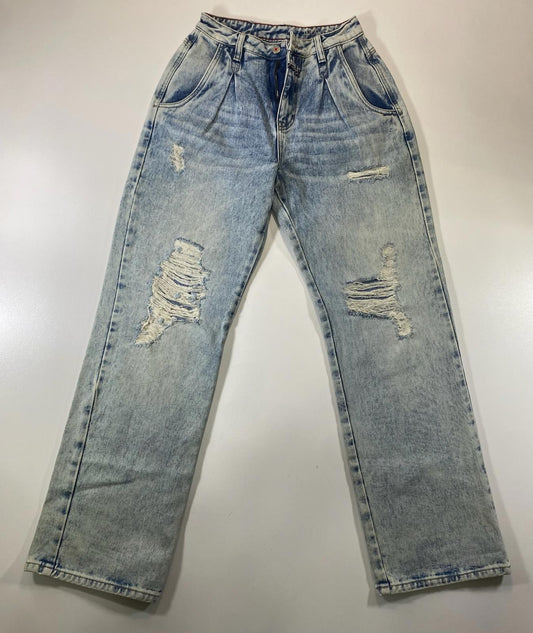 Vintage Marithe Francois Gibaud light Blue Denim 5