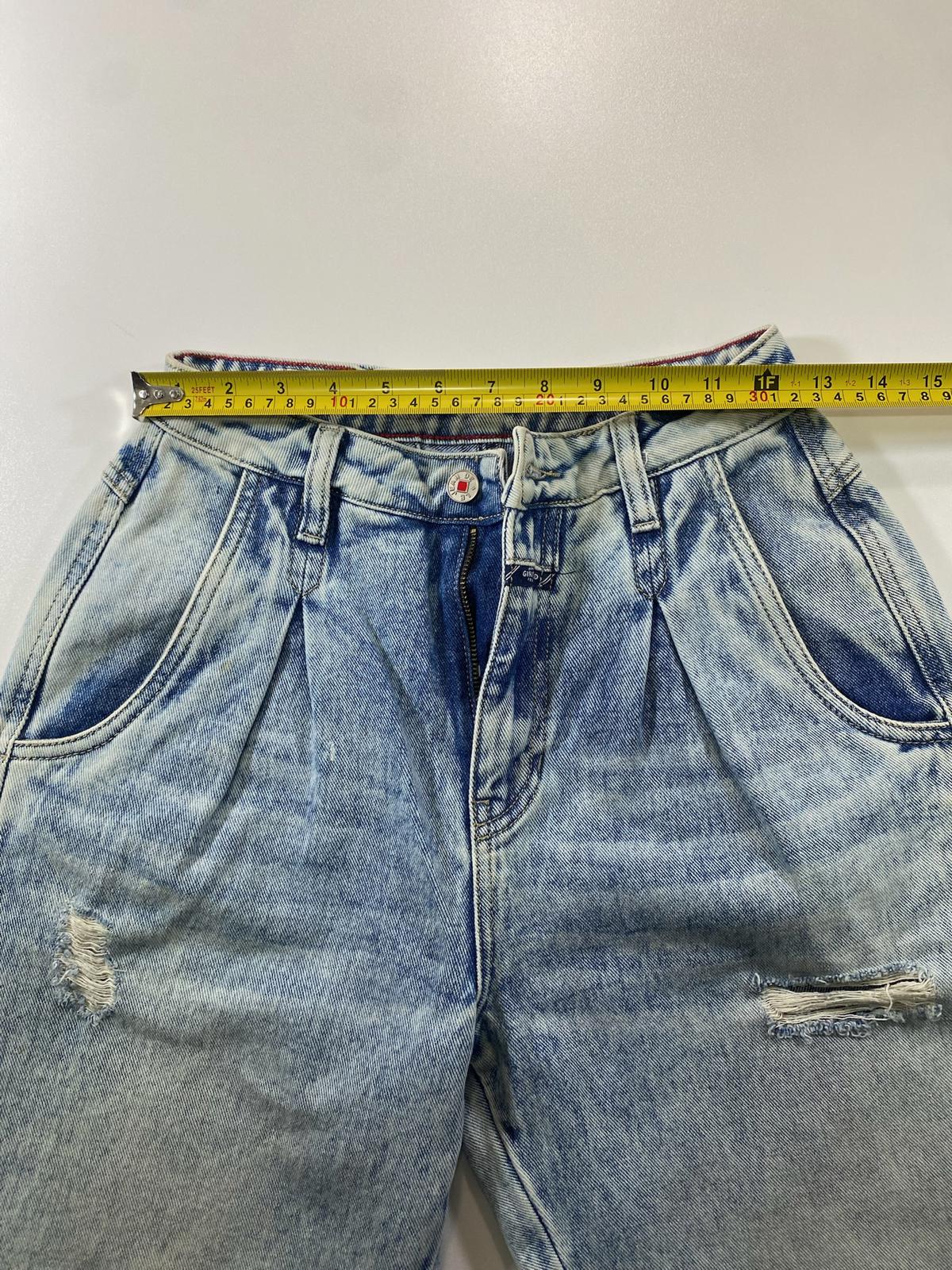 Vintage Marithe Francois Gibaud light Blue Denim 5