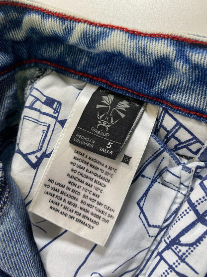 Vintage Marithe Francois Gibaud light Blue Denim 5