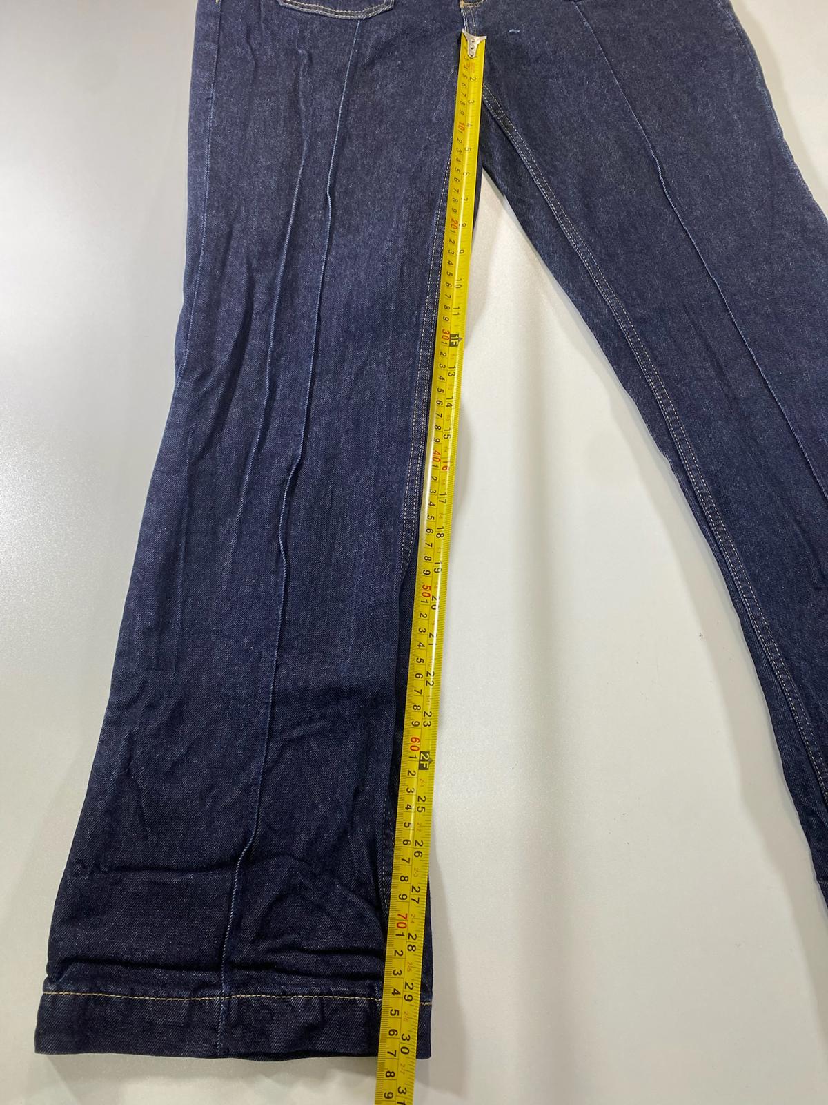 H&M Dark Blue Denim Jeans with Front Pockets 8