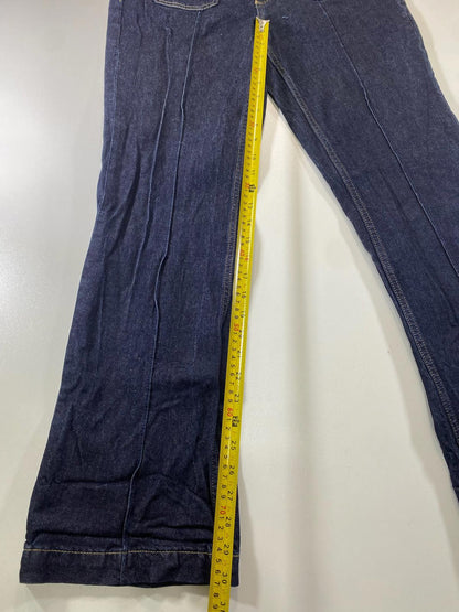 H&M Dark Blue Denim Jeans with Front Pockets 8