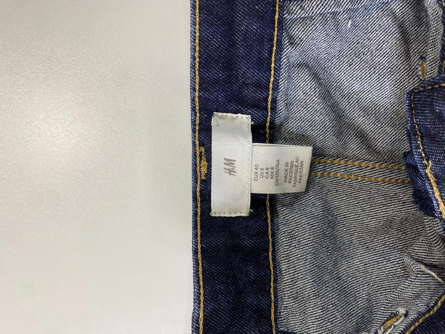 H&M Dark Blue Denim Jeans with Front Pockets 8