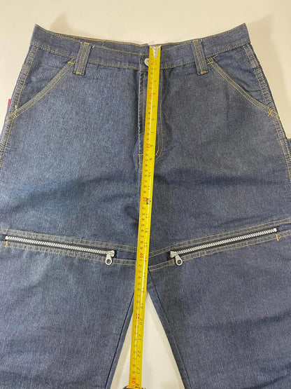 Vintage your body Men's Denim wide body cargo style pants