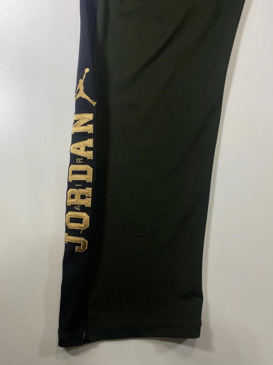 Jordan Men's Athletic Track Pants with Gold Logo XL