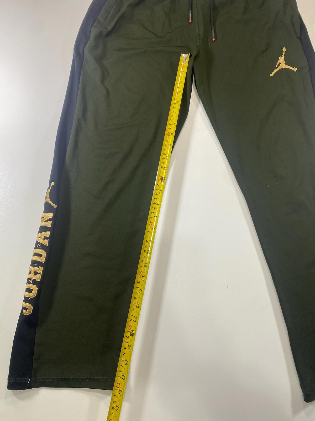 Jordan Men's Athletic Track Pants with Gold Logo XL