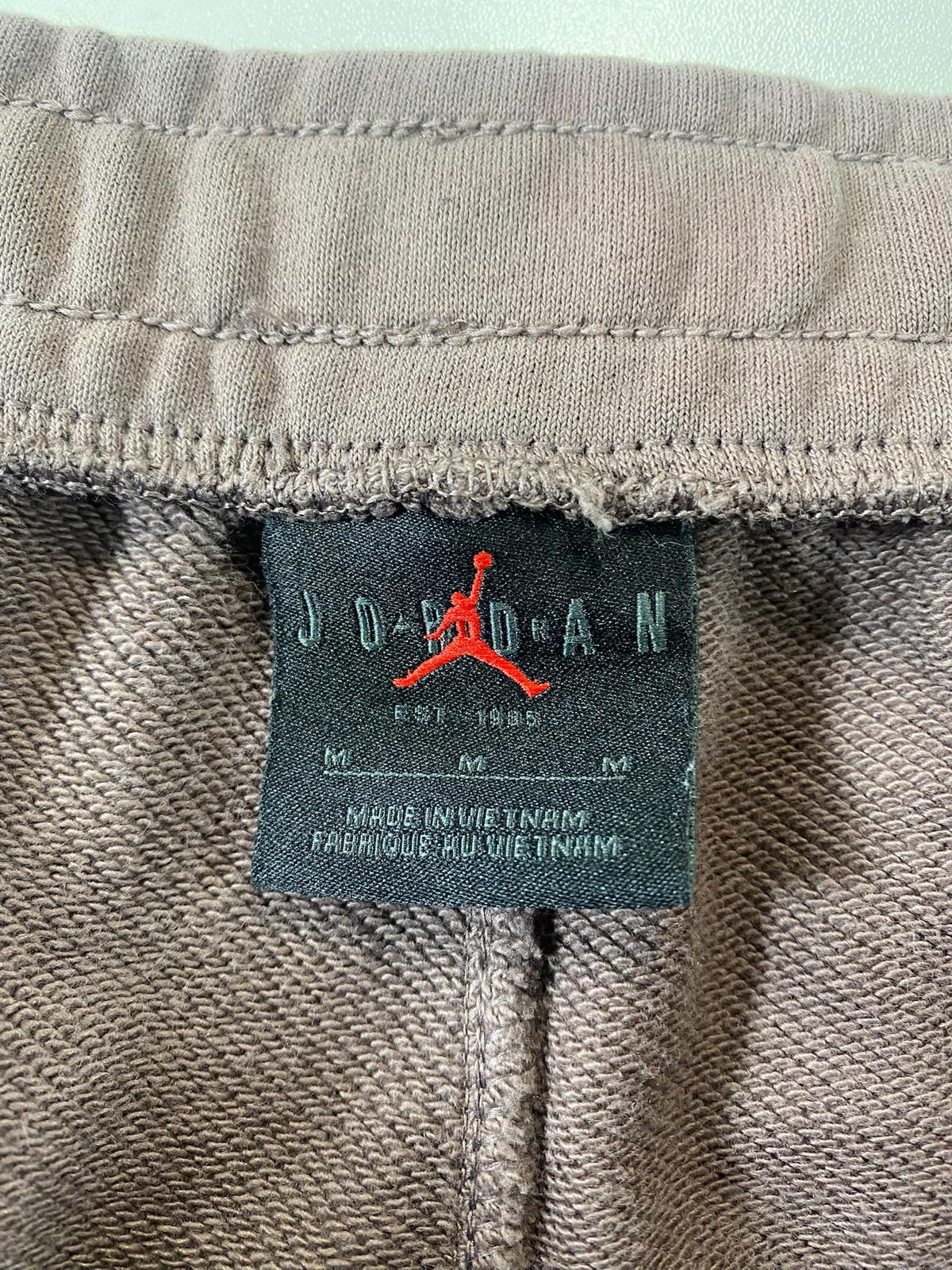 Jordan Paris Brown Jogger Sweatpants with Zippered Pockets M