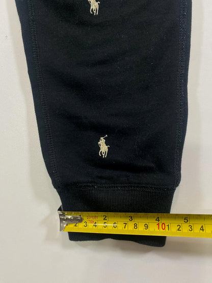 Ralph Lauren Black Jogger Pants Polo Logos youth XL