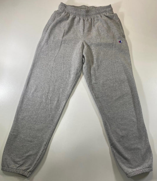 Champion Men's Grey Sweatpants with Elastic Waistband
