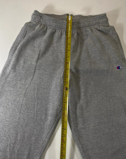 Champion Men's Grey Sweatpants with Elastic Waistband