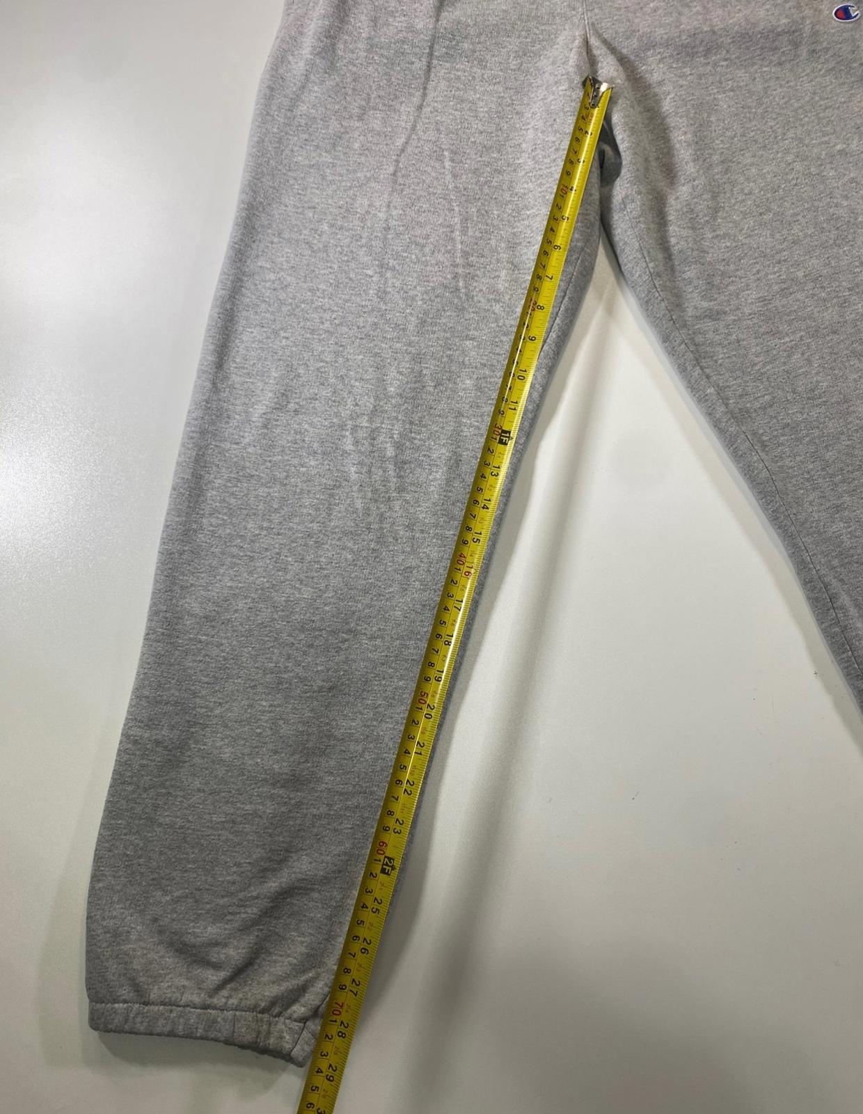 Champion Men's Grey Sweatpants with Elastic Waistband