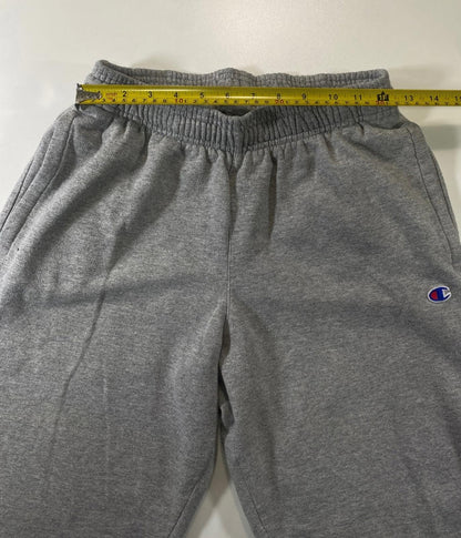 Champion Men's Grey Sweatpants with Elastic Waistband