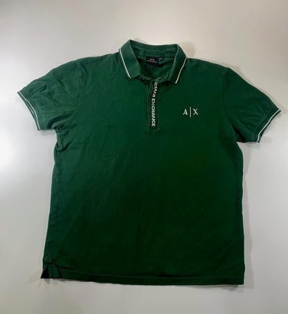 Armani Exchange Green Polo Shirt Size L
