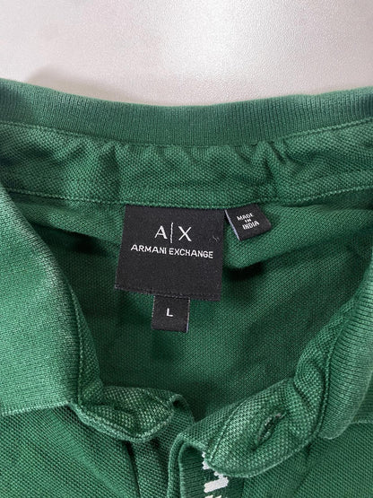 Armani Exchange Green Polo Shirt Size L