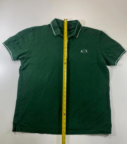 Armani Exchange Green Polo Shirt Size L