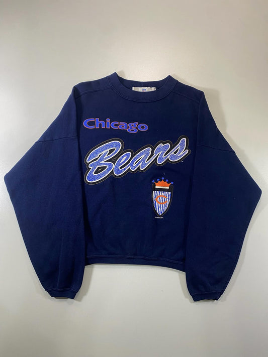 Chicago Bears Navy Blue Crewneck Sweatshirt XS
