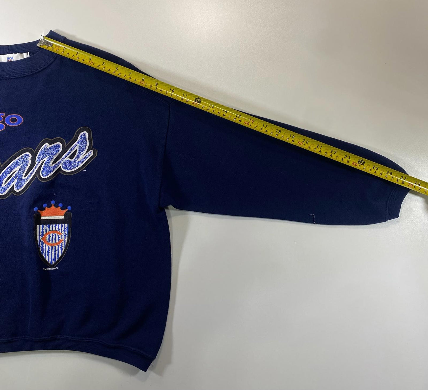 Chicago Bears Navy Blue Crewneck Sweatshirt XS