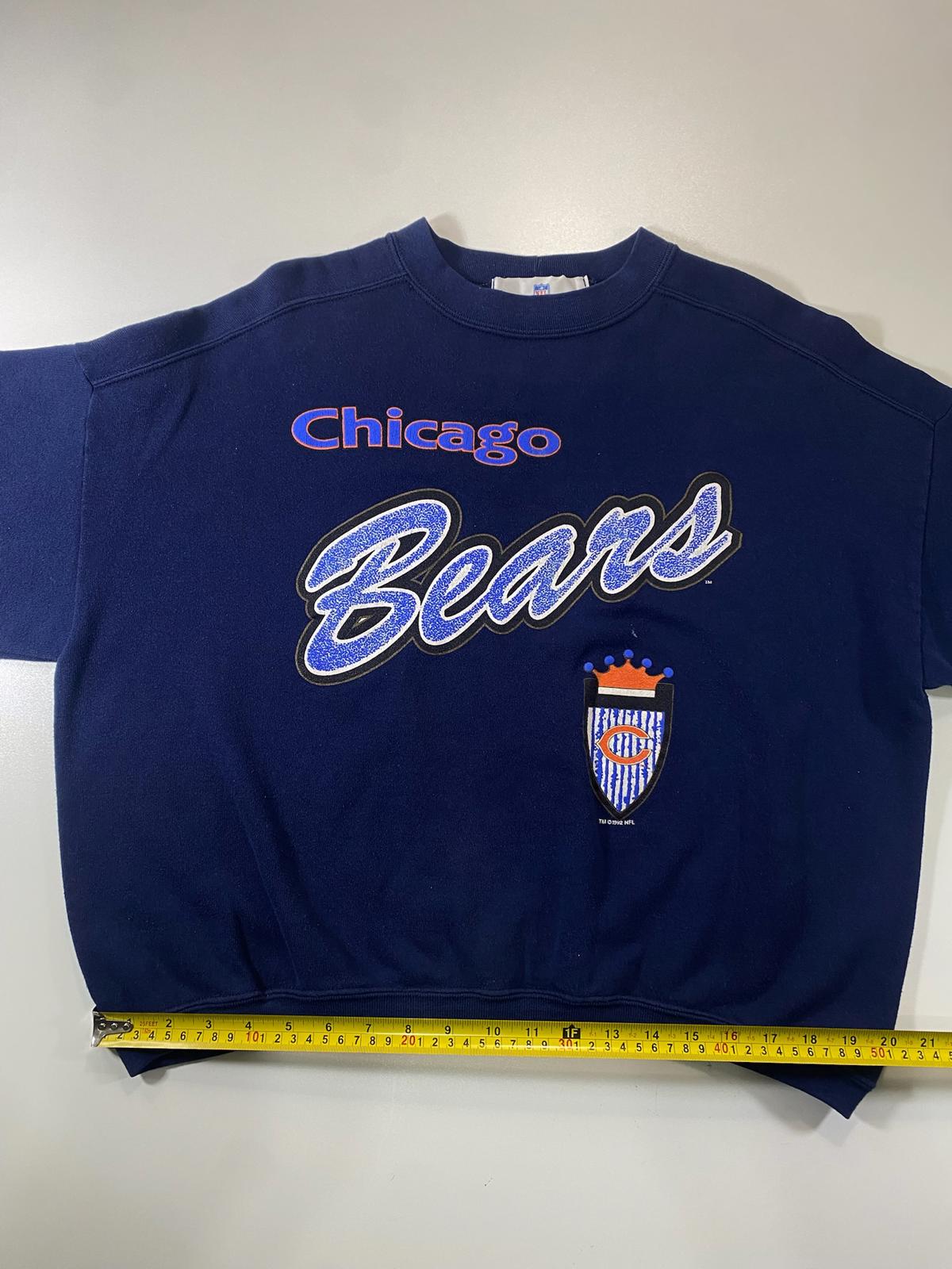 Chicago Bears Navy Blue Crewneck Sweatshirt XS