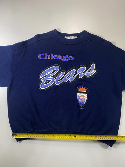 Chicago Bears Navy Blue Crewneck Sweatshirt XS