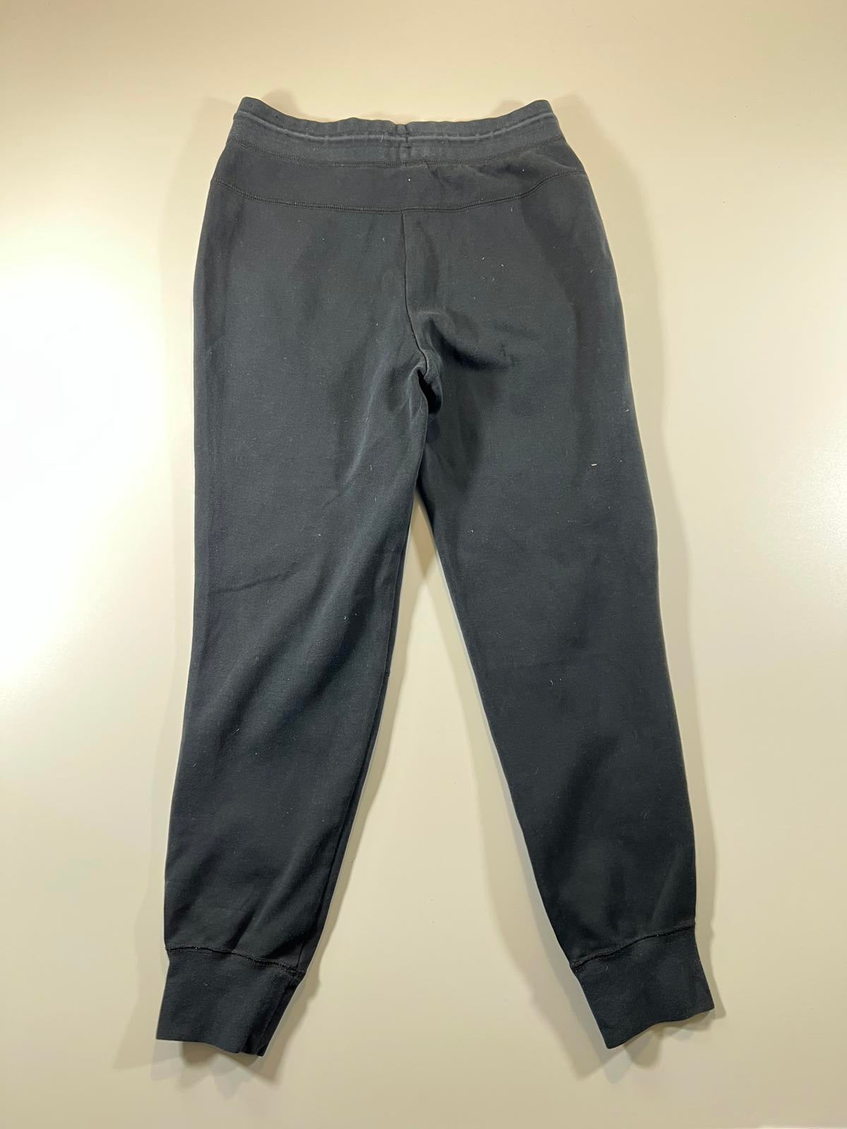 Nike Black Jogger Sweatpants with Reflective Zipper Pocket S