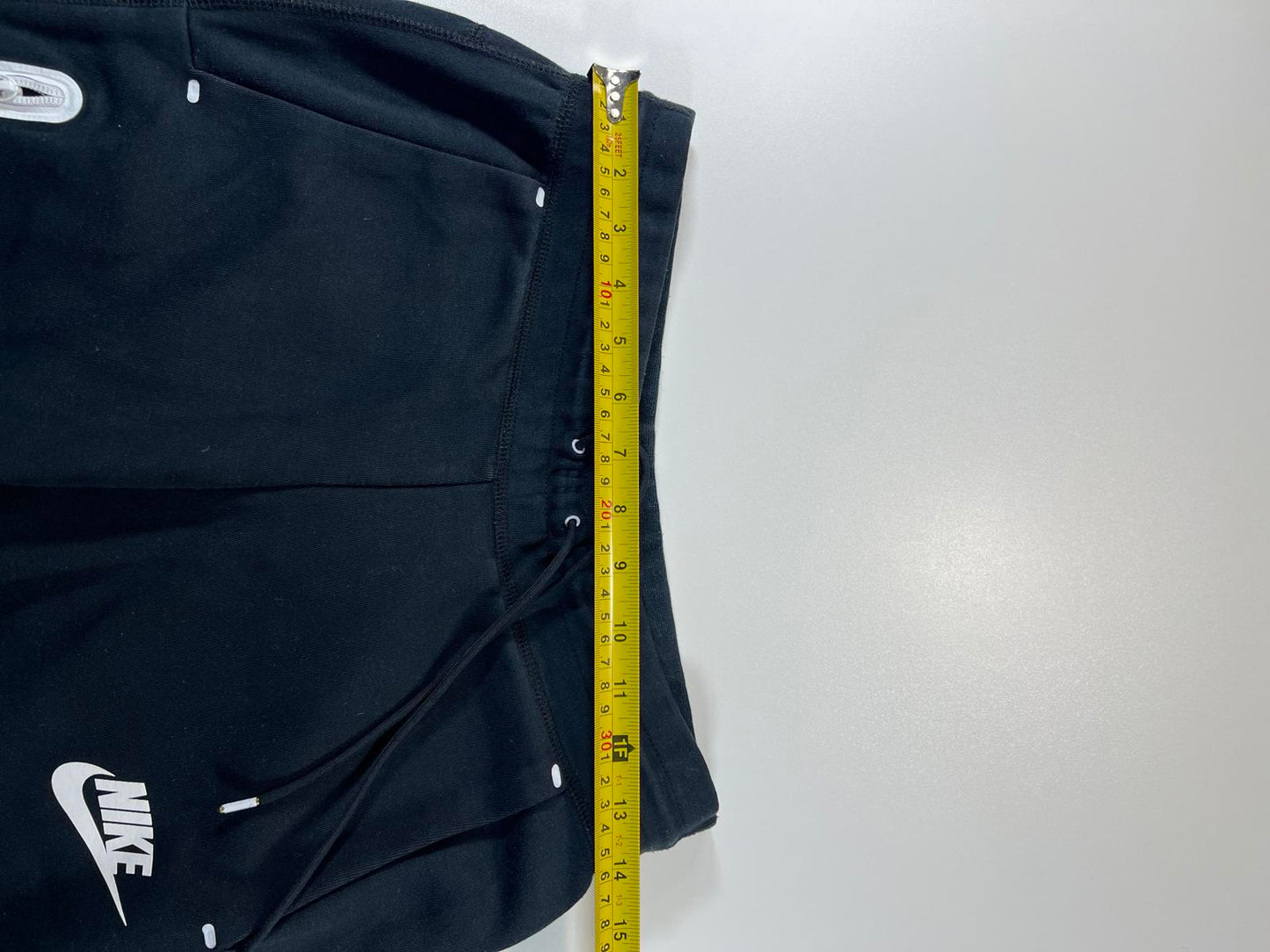 Nike Black Jogger Sweatpants with Reflective Zipper Pocket S