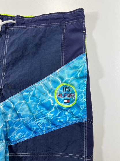Tommy Hilfiger Men's Swim Shorts with Water Print Accent