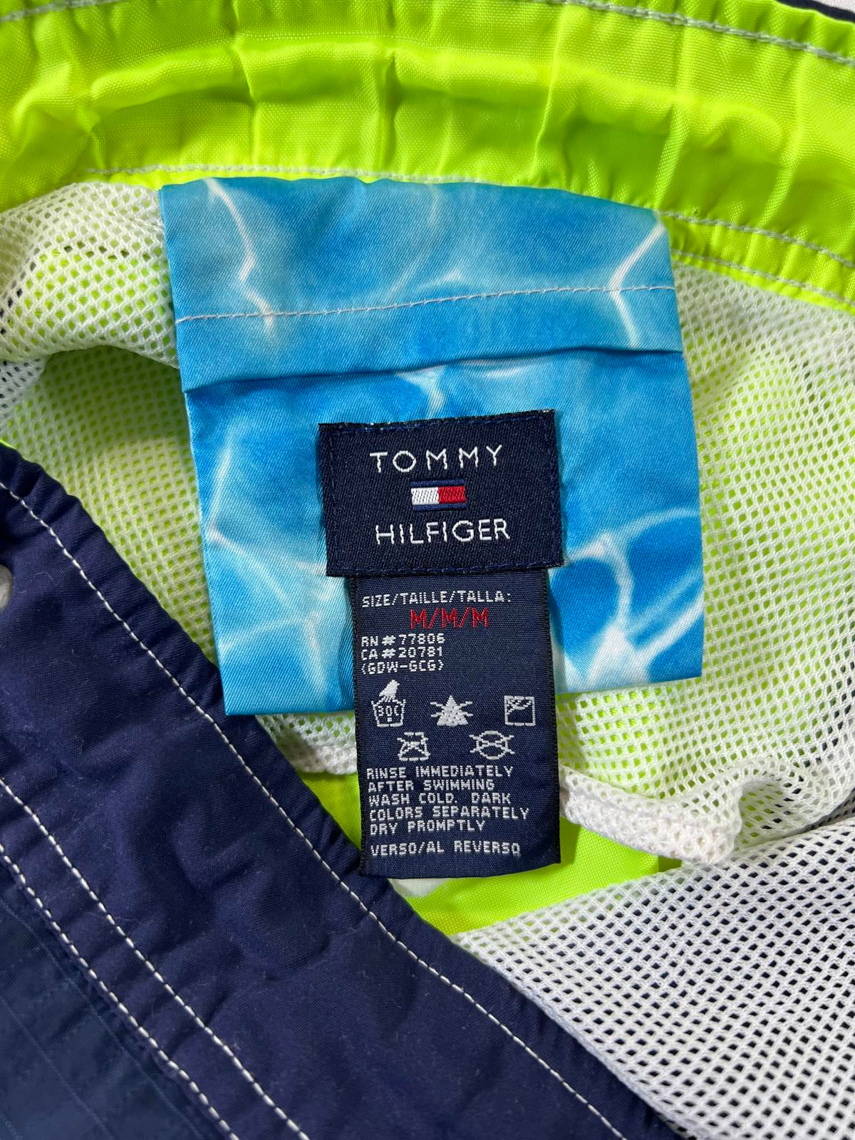 Tommy Hilfiger Men's Swim Shorts with Water Print Accent