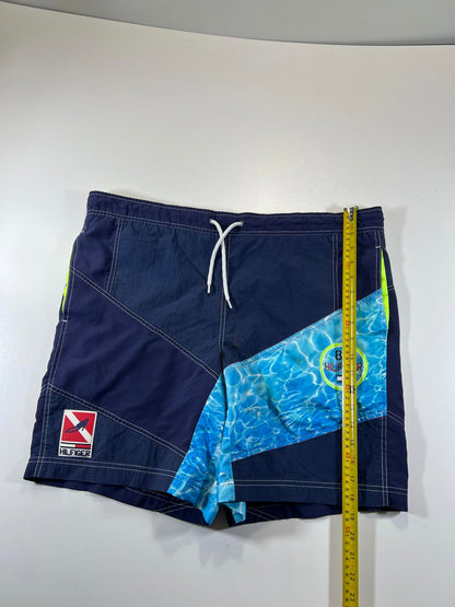 Tommy Hilfiger Men's Swim Shorts with Water Print Accent