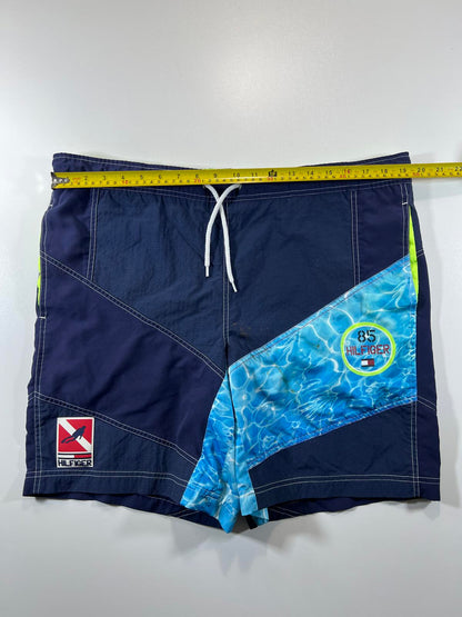 Tommy Hilfiger Men's Swim Shorts with Water Print Accent