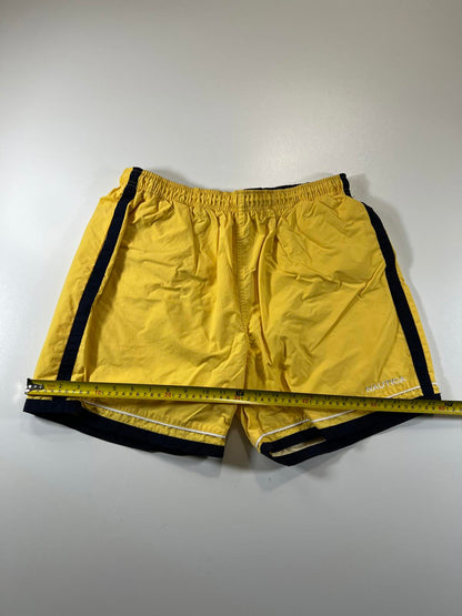 Nautica Yellow and Black Swim Shorts M
