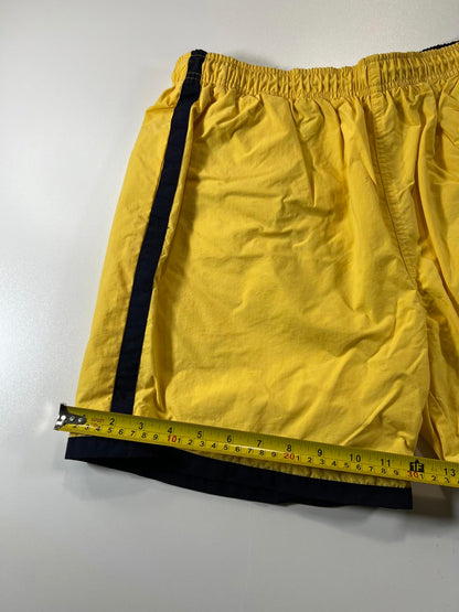 Nautica Yellow and Black Swim Shorts M
