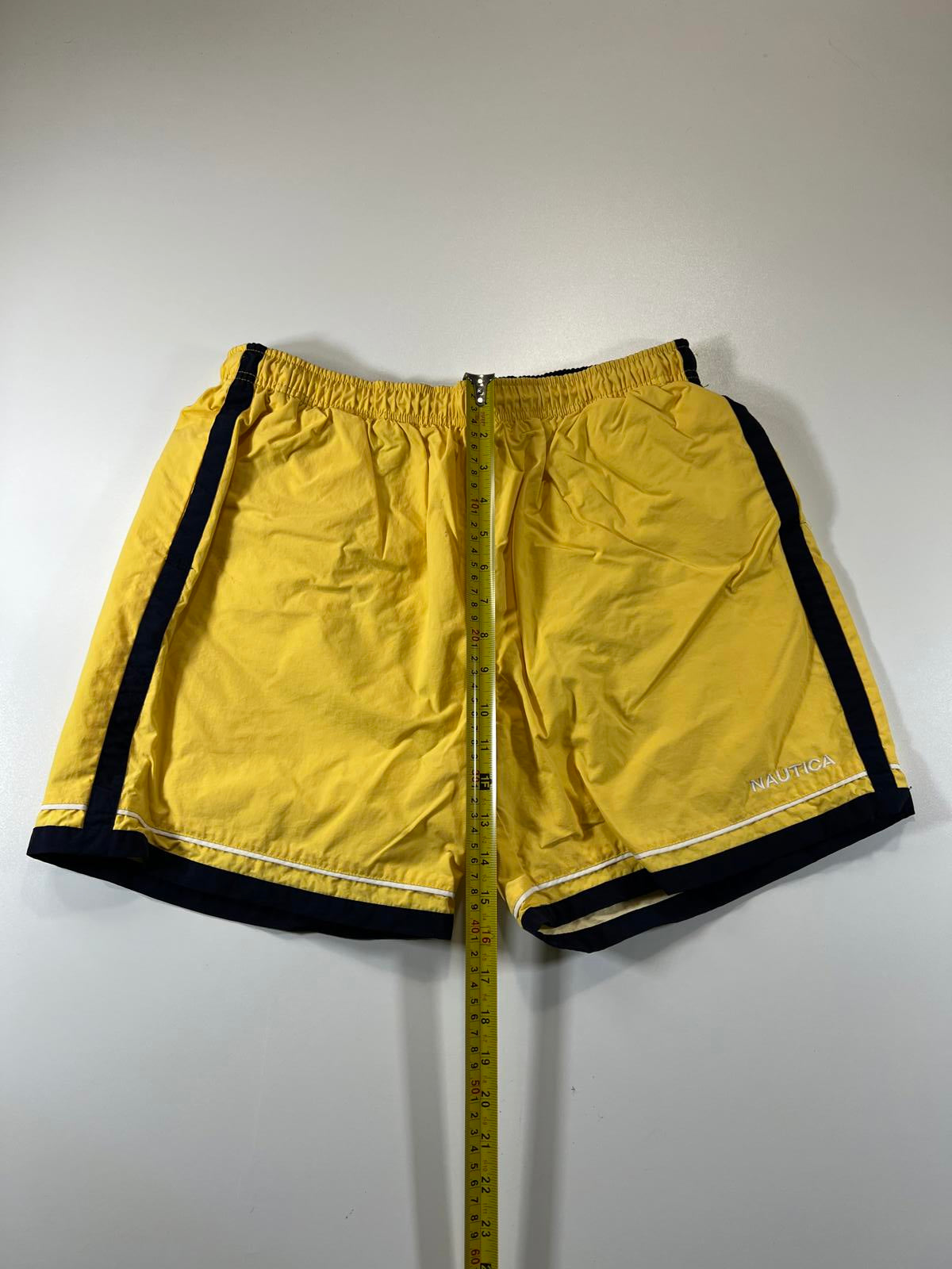 Nautica Yellow and Black Swim Shorts M