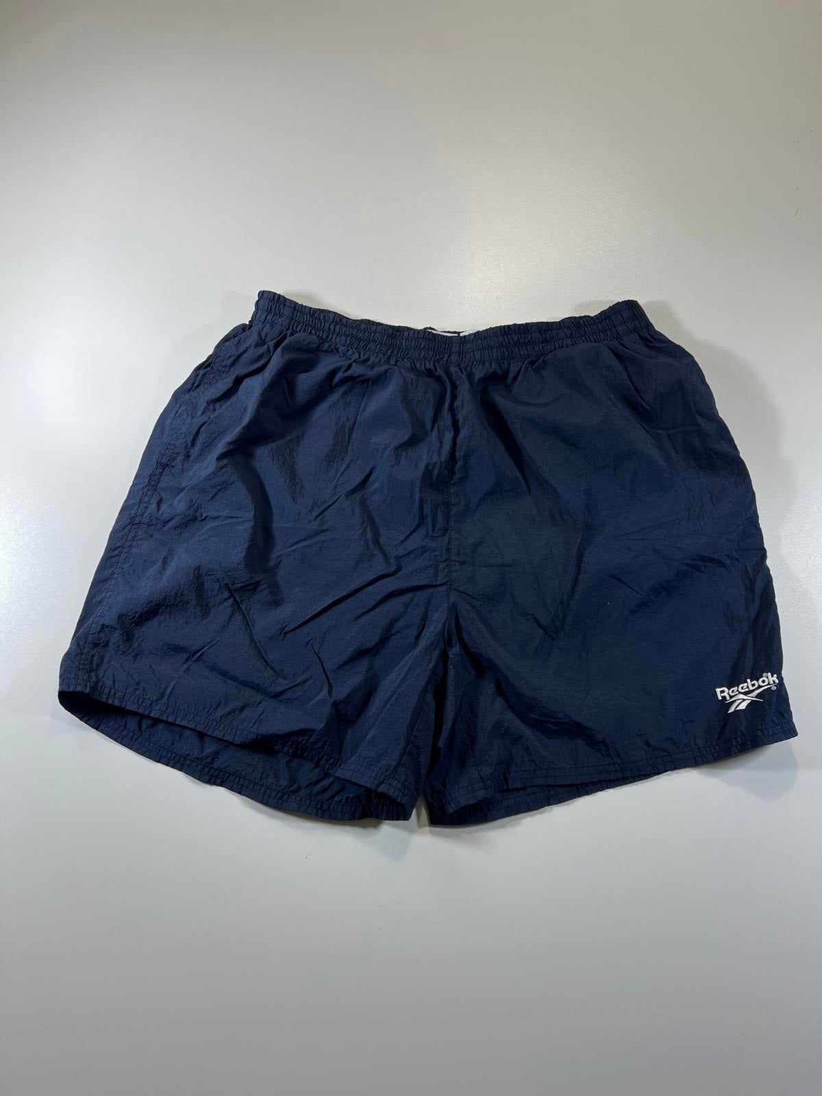 Vintage Reebok Men's Navy Blue Athletic Shorts XL