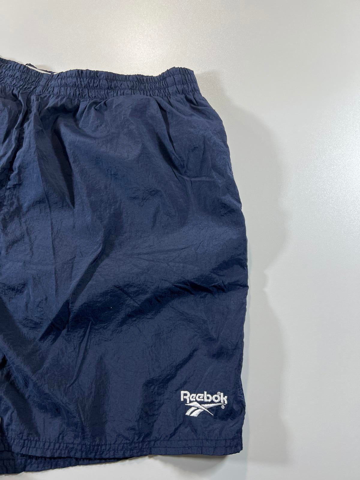 Vintage Reebok Men's Navy Blue Athletic Shorts XL