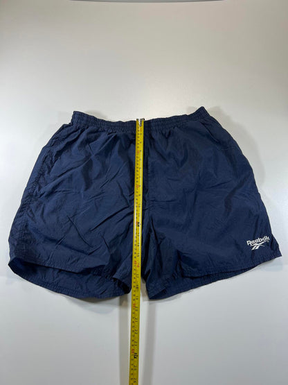Vintage Reebok Men's Navy Blue Athletic Shorts XL