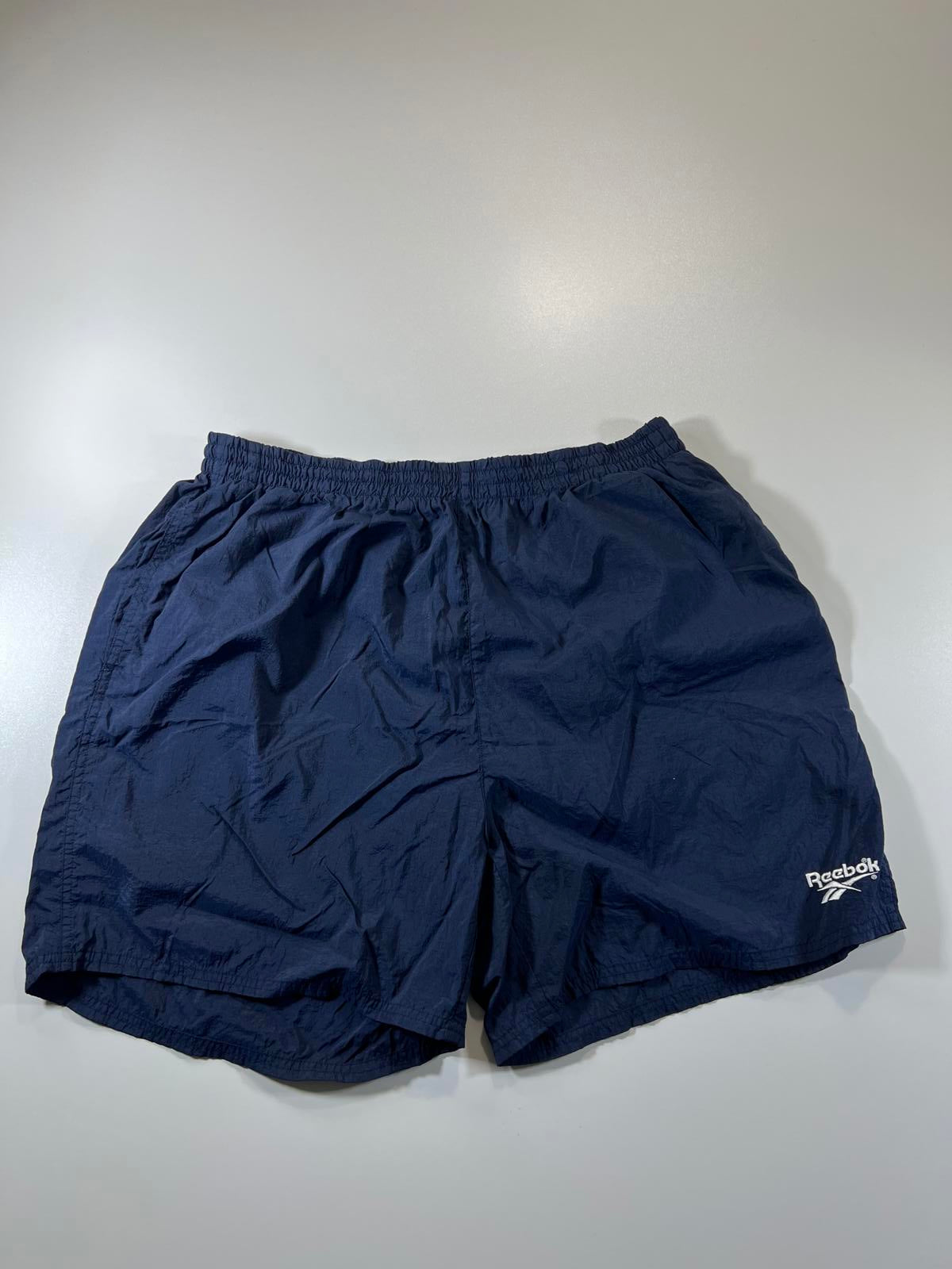 Vintage Reebok Men's Navy Blue Athletic Shorts XL