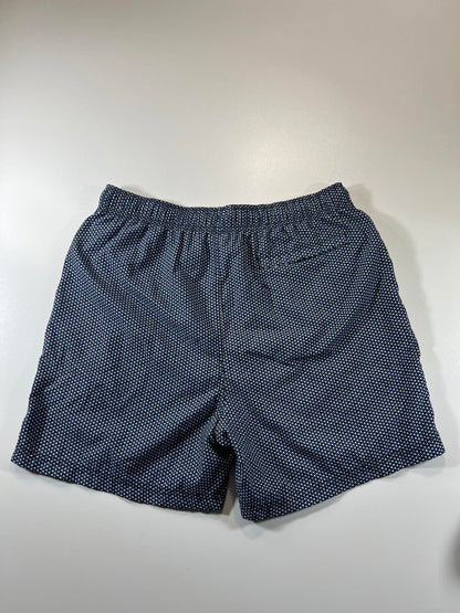 Nautica Men's Navy Patterned Swim Shorts L