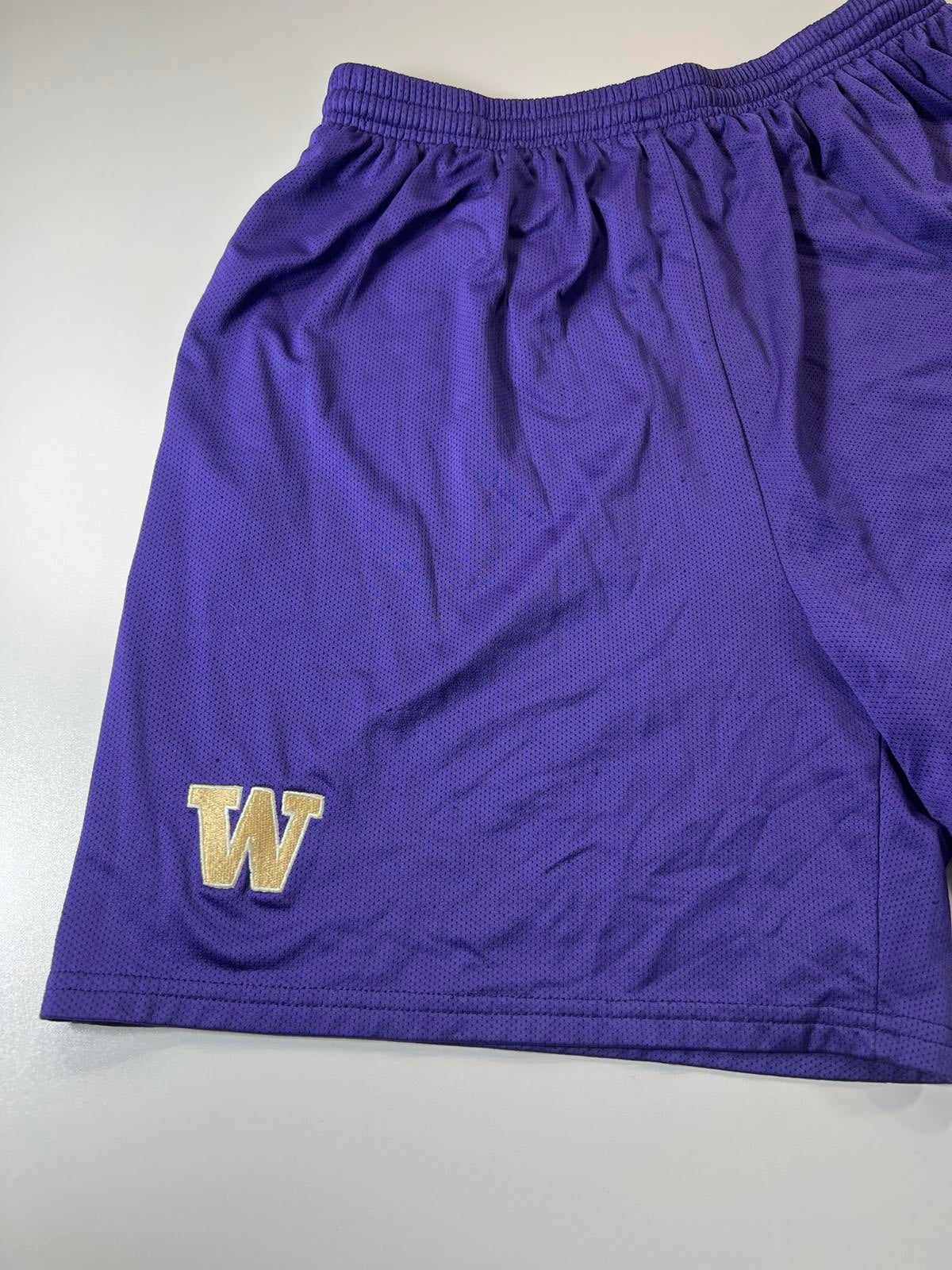 Nike Purple Athletic Shorts with 'W' Logo XL