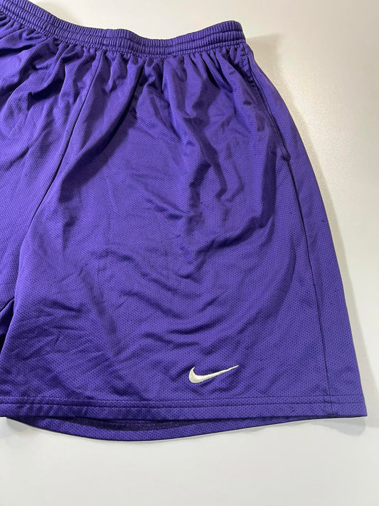 Nike Purple Athletic Shorts with 'W' Logo XL