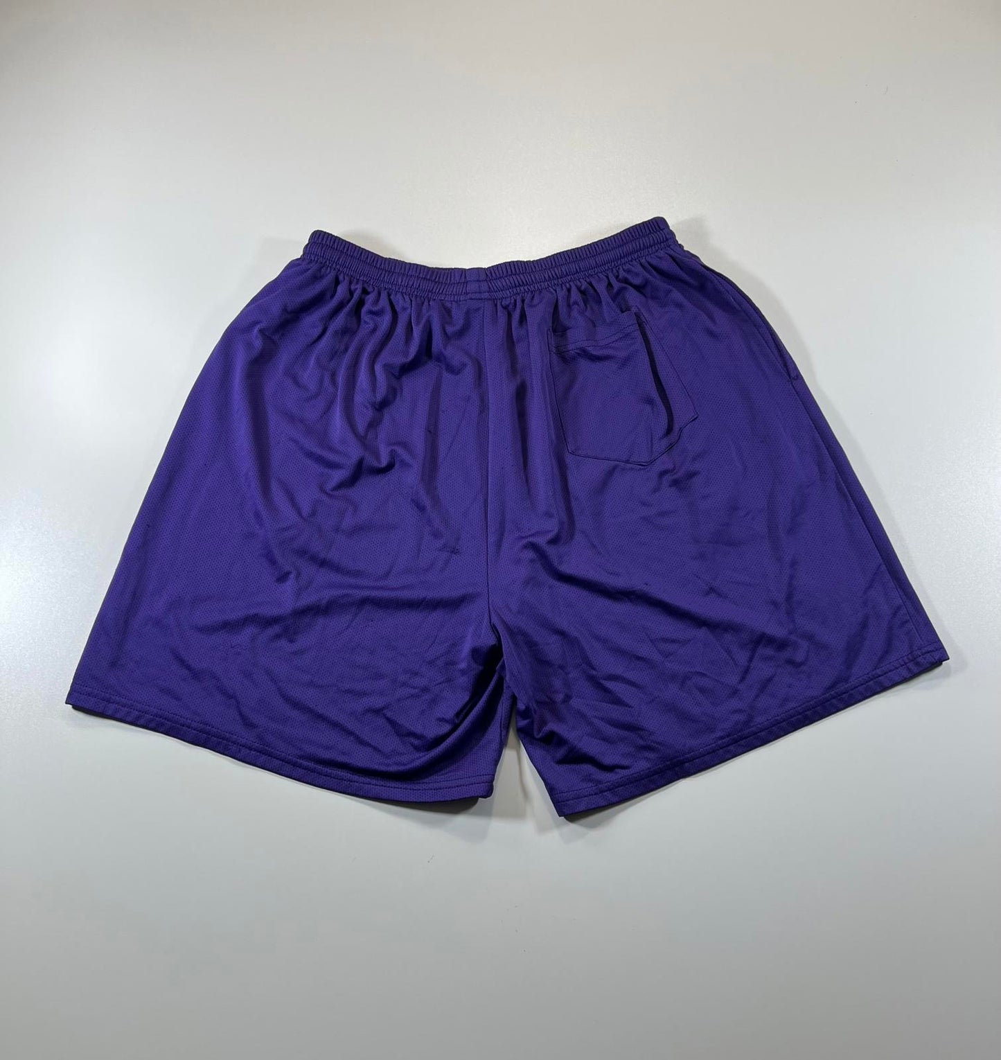 Nike Purple Athletic Shorts with 'W' Logo XL