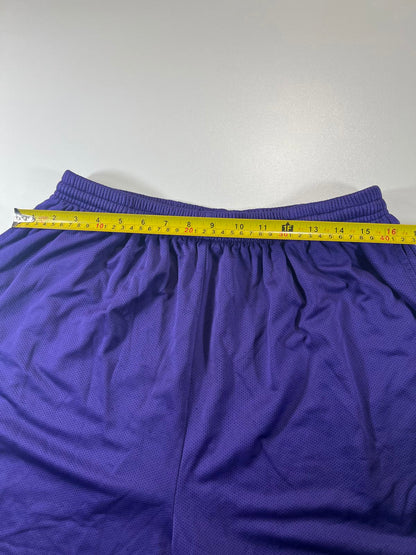 Nike Purple Athletic Shorts with 'W' Logo XL
