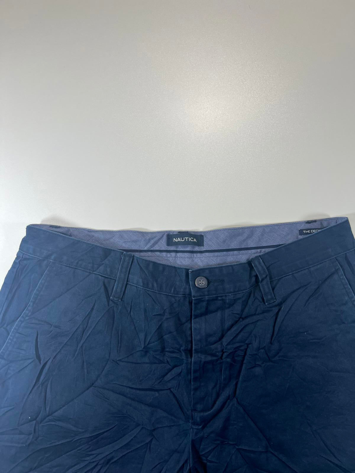 Nautica The Deck Short Men's Navy Blue Shorts Size 34W