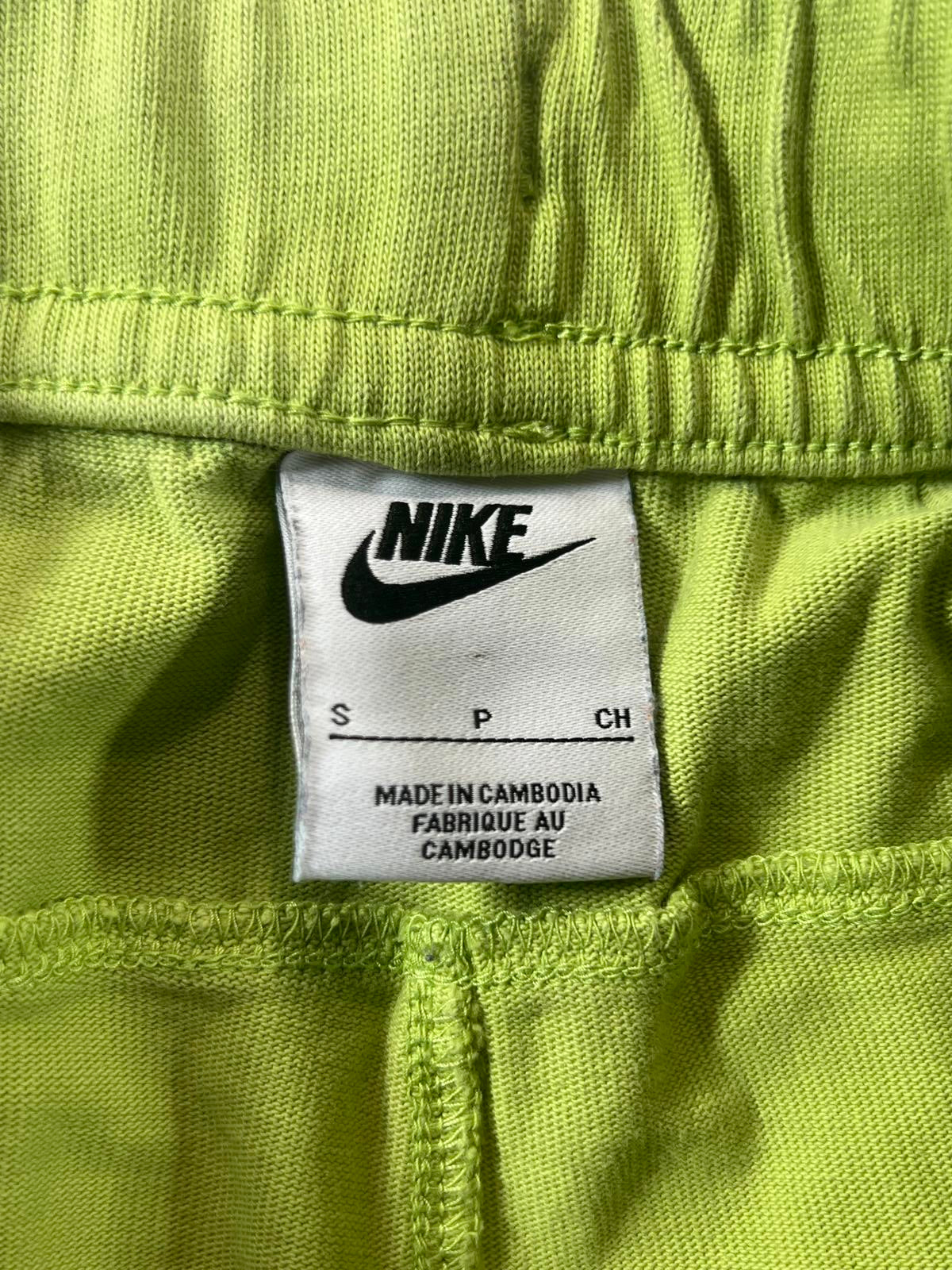 Nike Green Cotton Casual Shorts Size Small