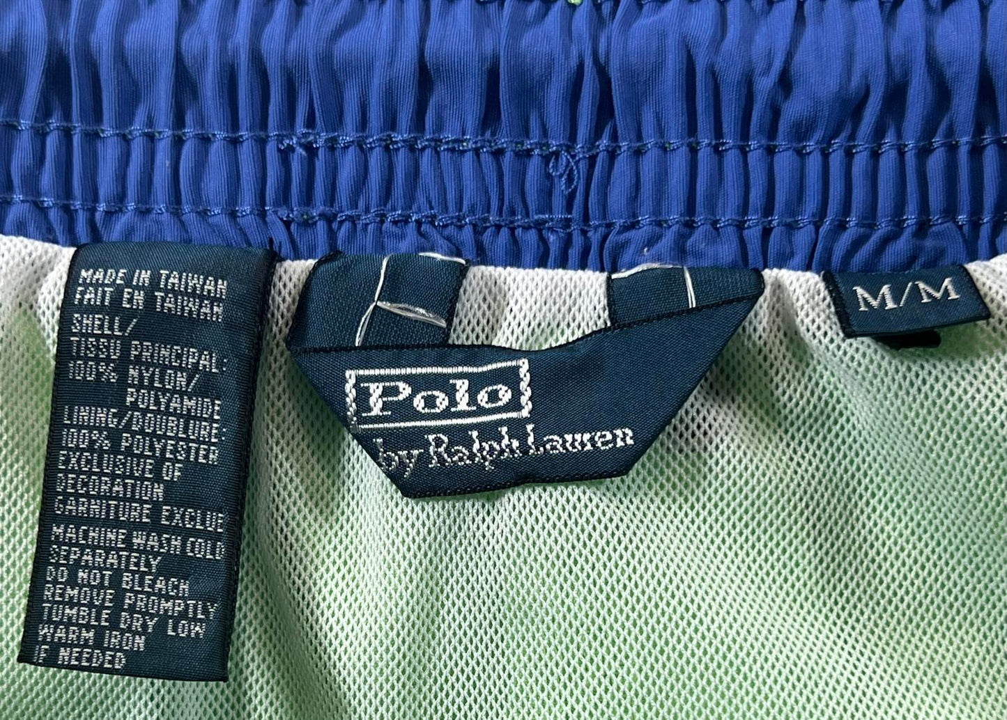 Polo by Ralph Lauren Men's Green Nylon Swim Shorts Size M