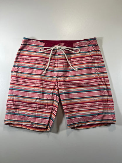 Vintage Pendleton pin Striped Drawstring Shorts 34