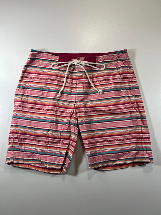 Vintage Pendleton pin Striped Drawstring Shorts 34