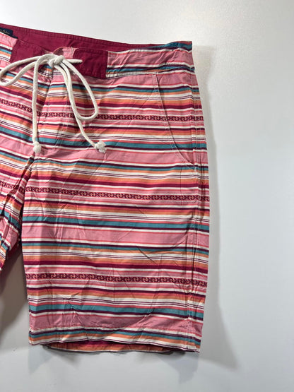 Vintage Pendleton pin Striped Drawstring Shorts 34