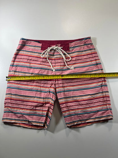 Vintage Pendleton pin Striped Drawstring Shorts 34