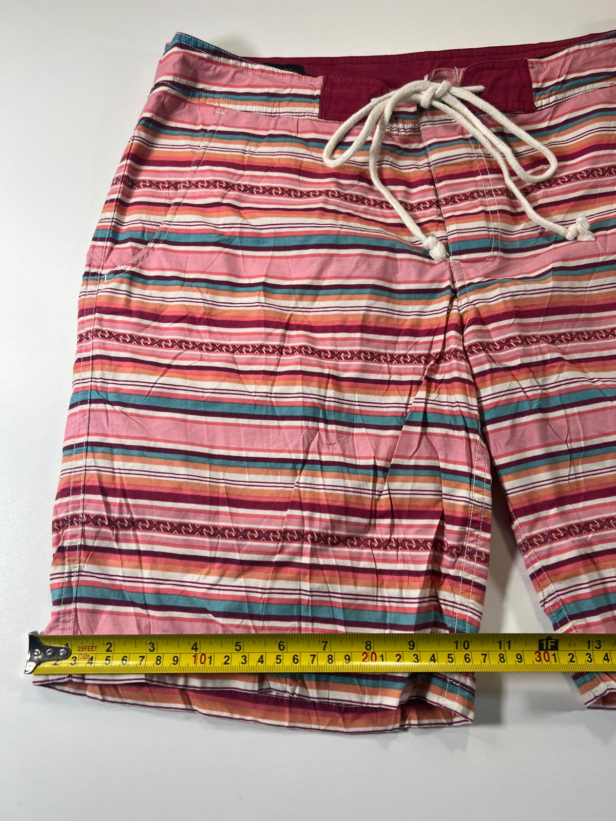 Vintage Pendleton pin Striped Drawstring Shorts 34